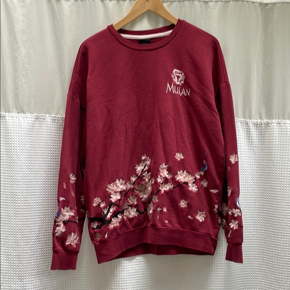 Mulan Disney Princess embroidered sweatshirt